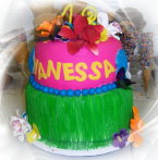 Grass Skirt Cake