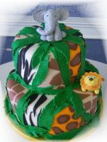 Animal Patchwork Cake